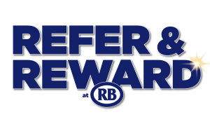 Refer & Reward at RB logo