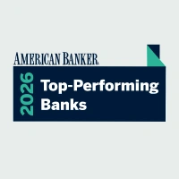 American Banker 2026 Top-Performing Banks award badge