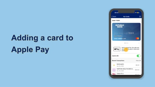 Send Money with Zelle® highlighted on the Move Money screen in the Republic Bank mobile app.